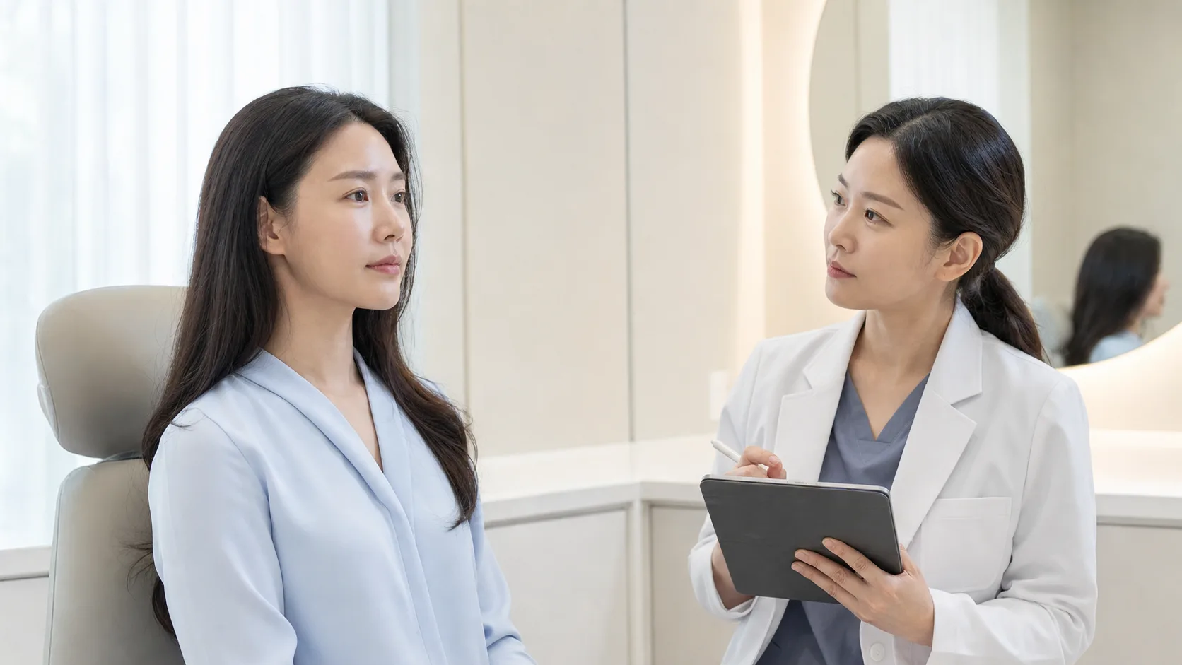 김해이마보톡스 상담 전, 눈썹·눈꺼풀 위치를 함께 보는 이유