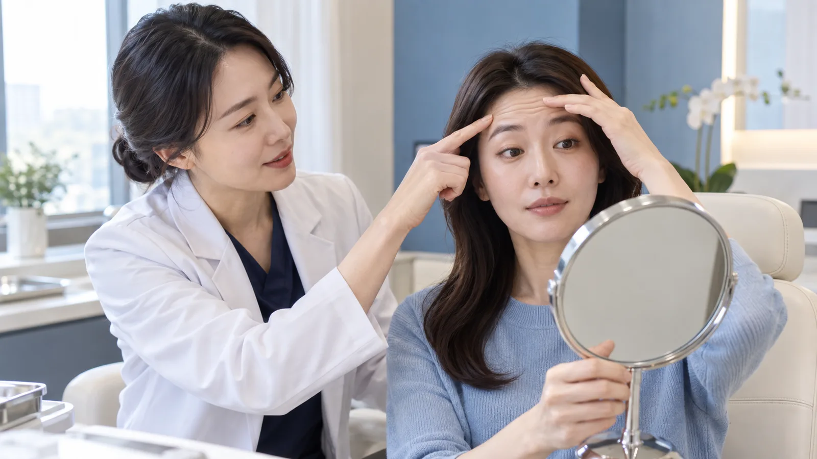 김해 이마보톡스, 주름보다 눈썹과 눈꺼풀 움직임을 먼저 확인하세요