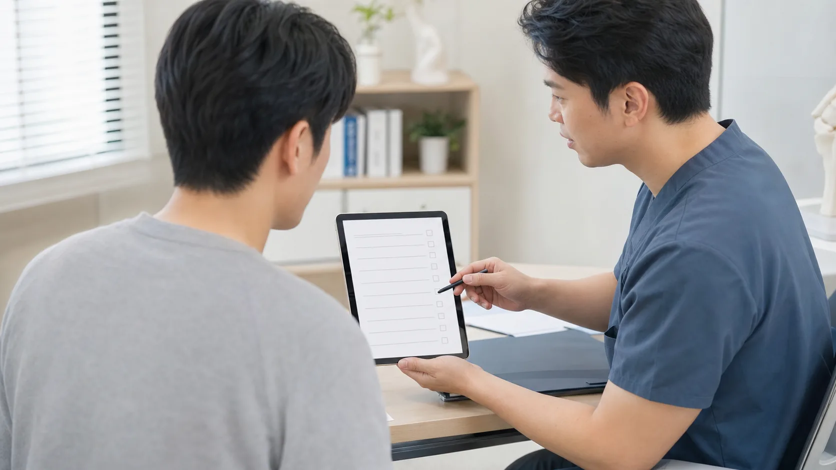 과거 시술 이력과 현재 나타나는 국소 반응 및 주의해야 할 증상을 점검하는 체크리스트